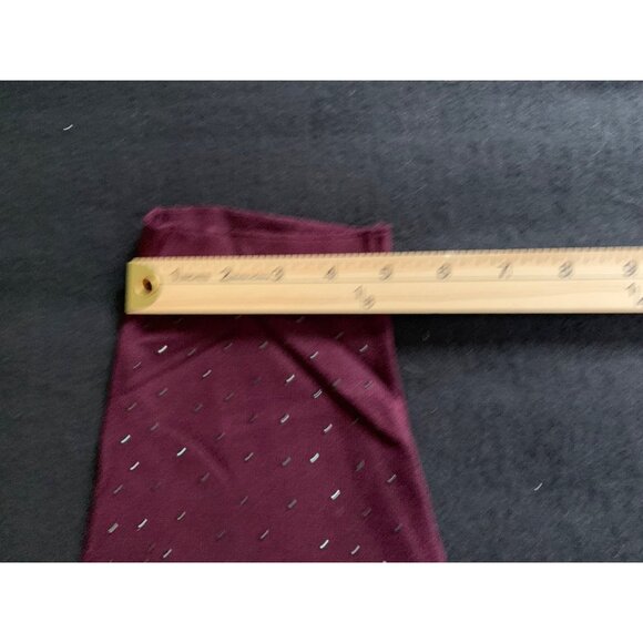 Cable & Gauge Burgundy Studded Sweater Womens Size Large - Picture 8 of 15